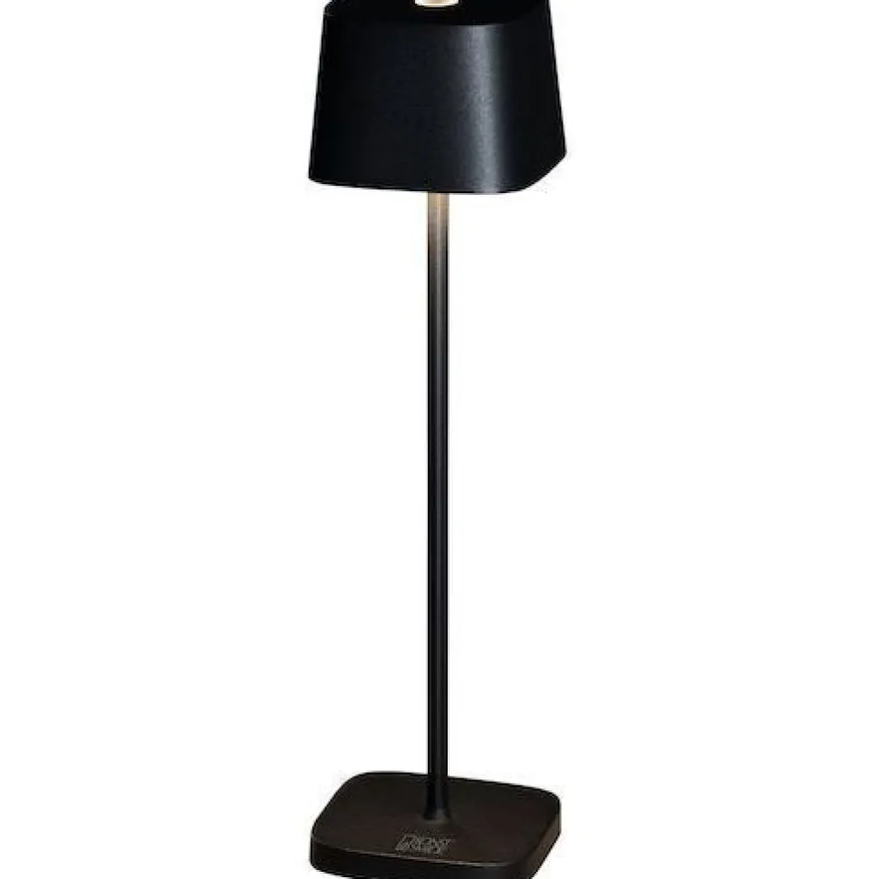 LED-pöytävalaisin Konstsmide Lounge Capri Mini 7829-750, ladattava, musta