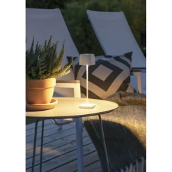 LED-pöytävalaisin Konstsmide Lounge Capri Mini 7829-750, ladattava, musta