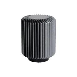 LED-pöytävalaisin Lucide Turbin 10,6x10,6x13,7cm 5W harmaa