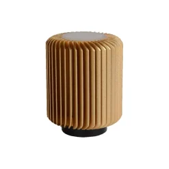 LED-pöytävalaisin Lucide Turbin 10,6x10,6x13,7cm 5W messinki