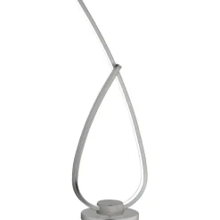 LED-Pöytävalaisin Palozza 1 42cm harjattu teräs