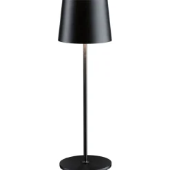 LED-pöytävalaisin Paulmann Gilo 35cm USB-ladattava IP44 2700K himmennettävä valkoinen