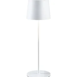 LED-pöytävalaisin Paulmann Gilo 35cm USB-ladattava IP44 2700K himmennettävä valkoinen