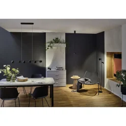 LED-pöytävalaisin Paulmann Puric Pane, 2700K, 300lm, 3W, himmennettävä, musta