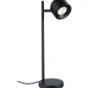 LED-pöytävalaisin Paulmann Puric Pane, 2700K, 400lm, 5,5W, himmennettävä, musta
