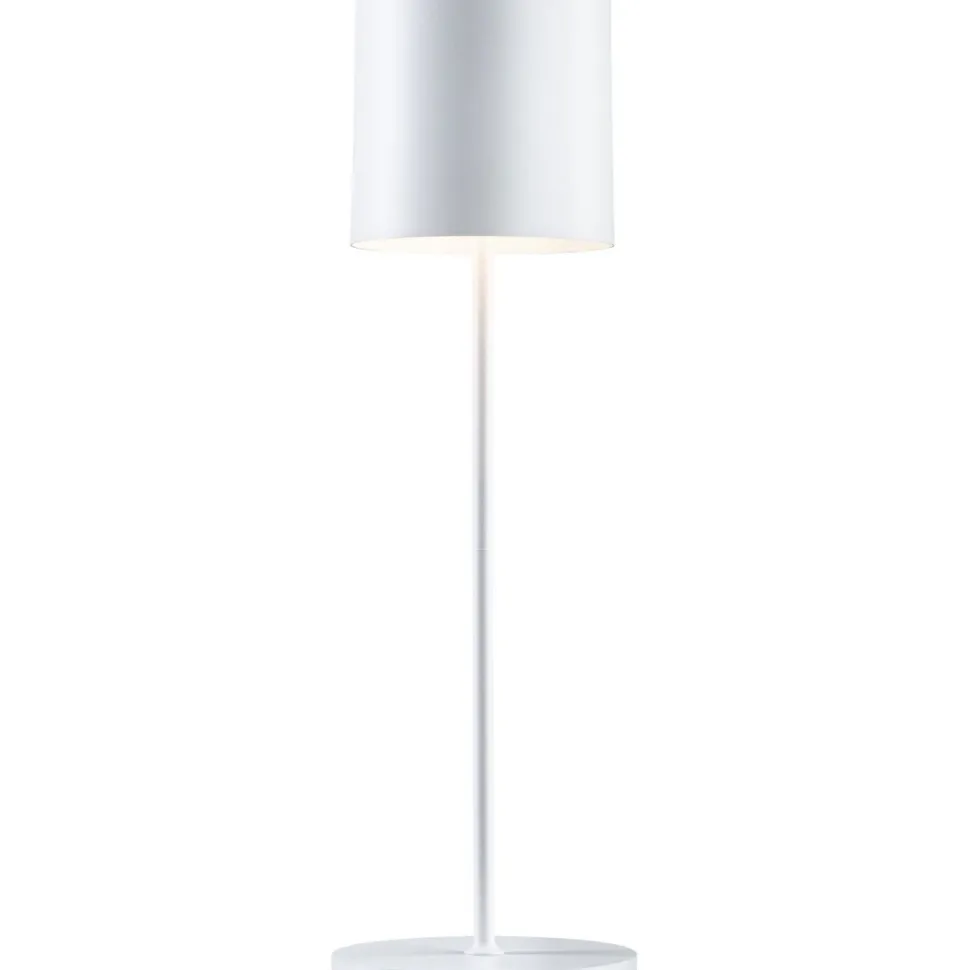 LED-pöytävalaisin Paulmann Tuni 35cm USB-ladattava 2700K IP44 himmennettävä mattamusta