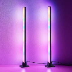 LED-pöytävalaisin Trio Boy, 2 kpl, musta, RGB