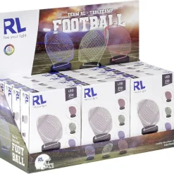 LED-pöytävalaisin Trio Football, mattamusta, RGBW