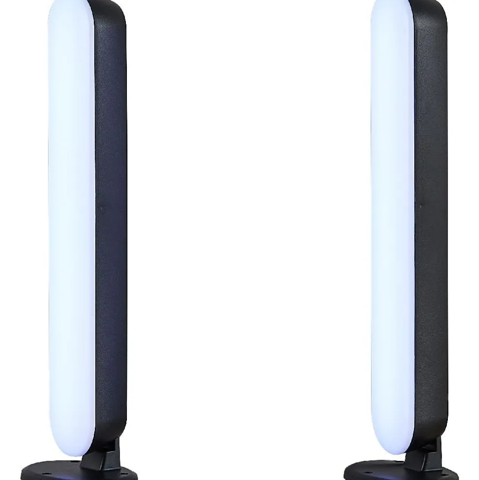 LED-pöytävalaisin Trio Game, 2 kpl, musta, RGB