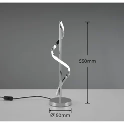 LED-pöytävalaisin Trio Isabel, kromi, 4000K