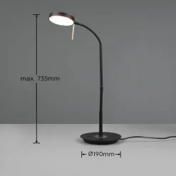 LED-pöytävalaisin Trio Monza, eri värejä