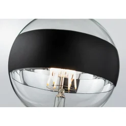 LED-rengaspeililamppu Paulmann Modern Classic Edition Globe, E27, 640lm, 6.5W, 2700K, himmennettävä, mattamusta