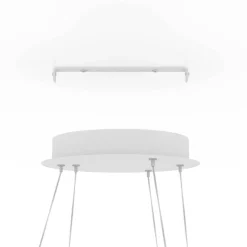 LED-Riippuvalaisin Eglo connect.z Lobinero-z 43.2W Ø58cm musta/valkoinen