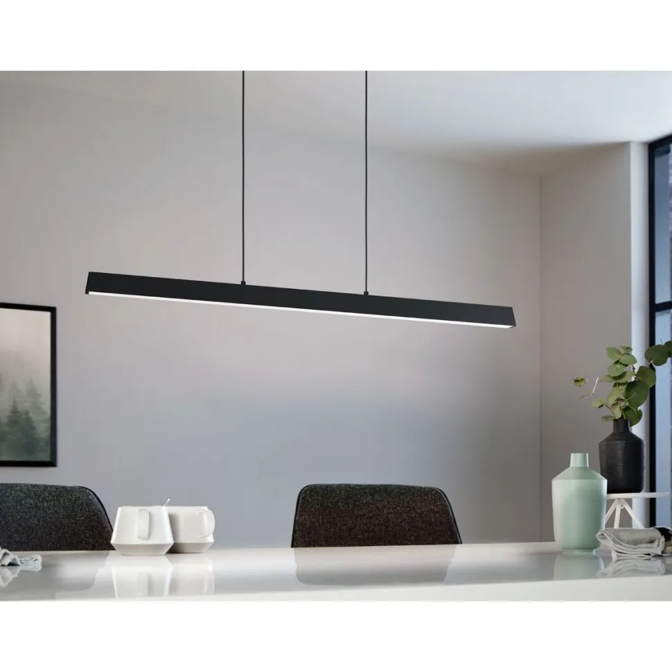 LED-Riippuvalaisin Eglo connect.z Simolaris-Z 122cm 35W RGBW musta