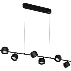 LED-riippuvalaisin Paulmann Puric Pane, Smart Home Zigbee 3.0, 6-osainen, musta