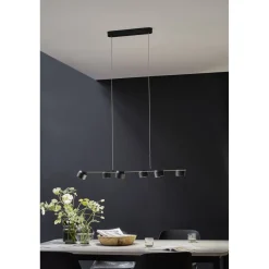 LED-riippuvalaisin Paulmann Puric Pane, Smart Home Zigbee 3.0, 6-osainen, musta