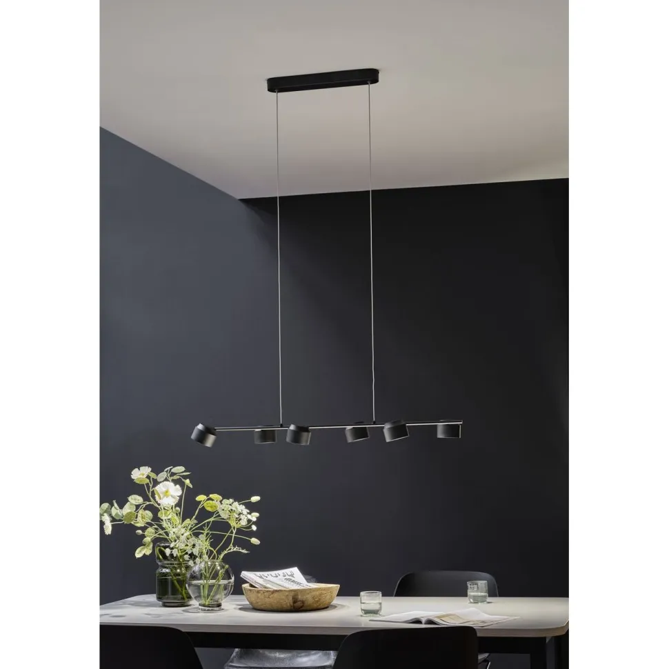 LED-riippuvalaisin Paulmann Puric Pane, Smart Home Zigbee 3.0, 6-osainen, musta