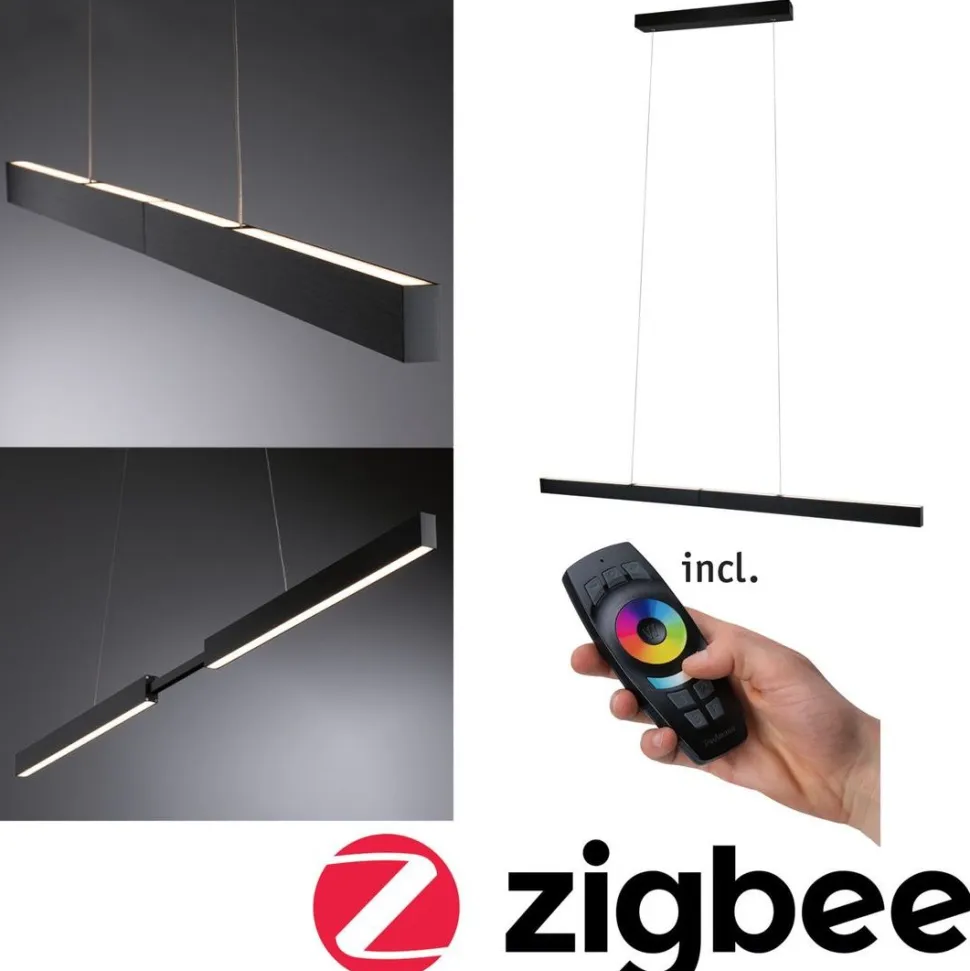 LED-riippuvalaisin Paulmann Aptare, Smart Home Zigbee 3.0, 2700K, himmennettävä, valkoinen