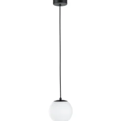 LED-riippuvalaisin Paulmann Gove, IP44, 9W, mattamusta