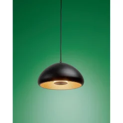 LED-riippuvalaisin Airam Anile, Ø300mm, valkoinen/kulta