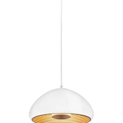 LED-riippuvalaisin Airam Anile, Ø300mm, valkoinen/kulta