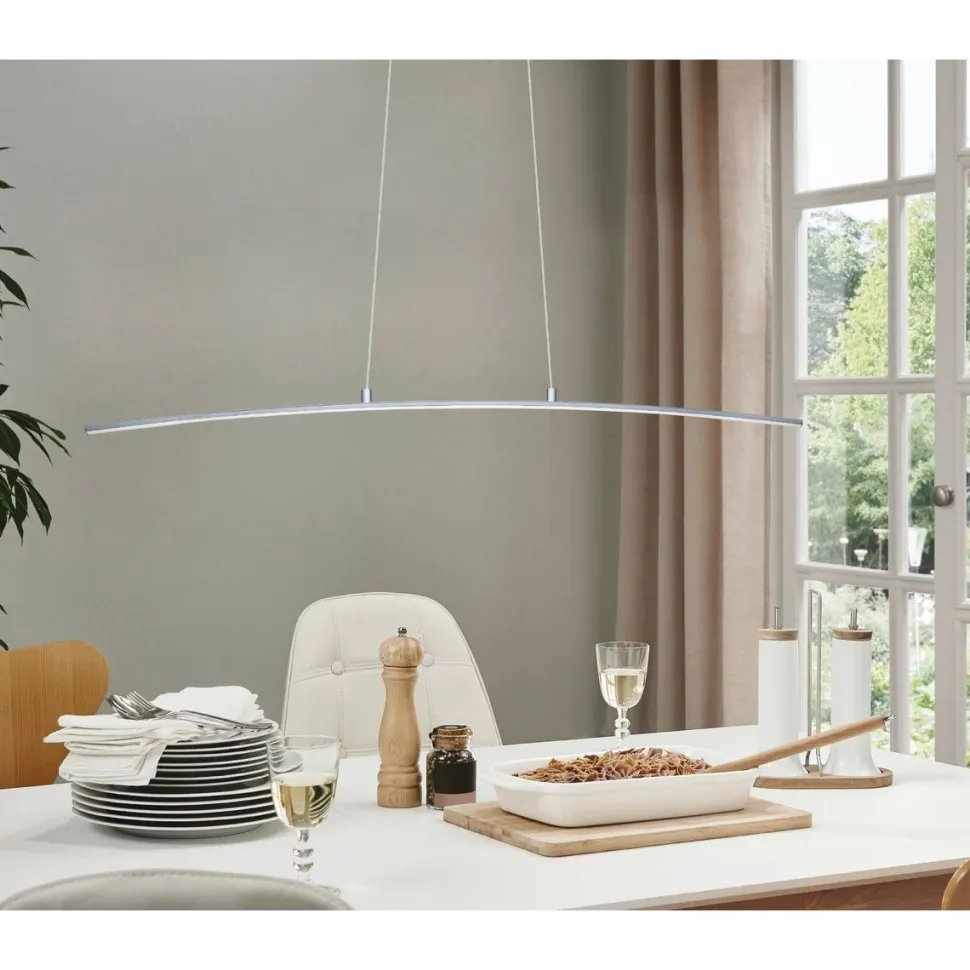 LED-Riippuvalaisin Eglo Lasana 90cm kromi