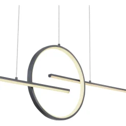LED-riippuvalaisin Globo Barral CCT harmaa