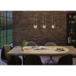 LED-riippuvalaisin kiskoon Paulmann Urail Aldan, 4000K, himmennettävä, mattakromi