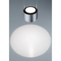 LED-riippuvalaisin kiskoon Paulmann Urail Aldan, 4000K, himmennettävä, mattakromi