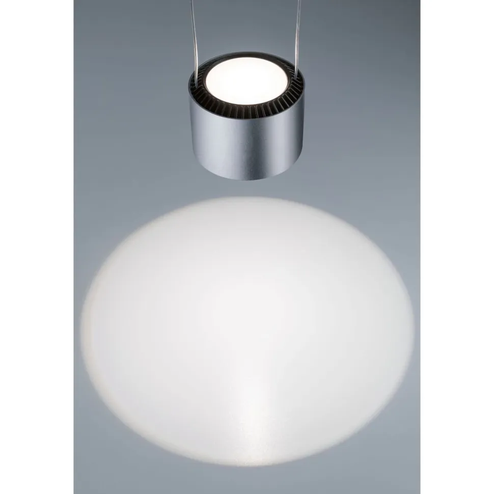 LED-riippuvalaisin kiskoon Paulmann Urail Aldan, 4000K, himmennettävä, mattakromi