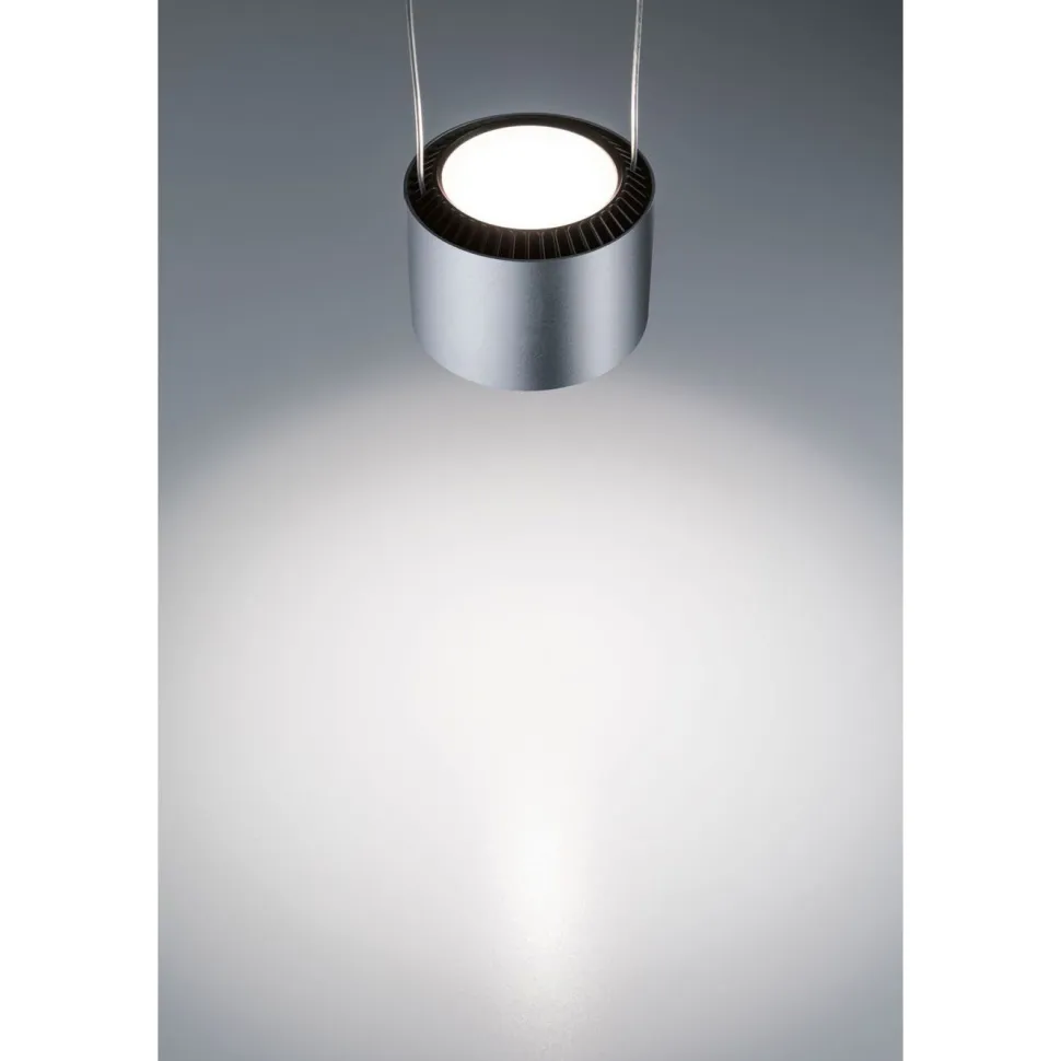 LED-riippuvalaisin kiskoon Paulmann Urail Aldan, 4000K, himmennettävä, mattakromi