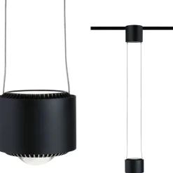 LED-riippuvalaisin kiskoon Paulmann Urail Aldan, 4000K, himmennettävä, mattakromi