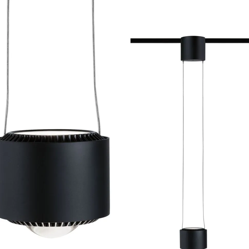 LED-riippuvalaisin kiskoon Paulmann Urail Aldan, 4000K, himmennettävä, mattakromi