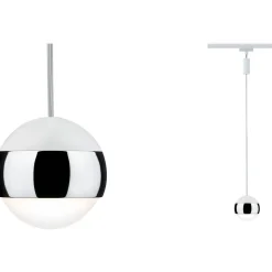 LED-riippuvalaisin kiskoon Paulmann Urail Capsule II, 2700K, himmennettävä, valkoinen