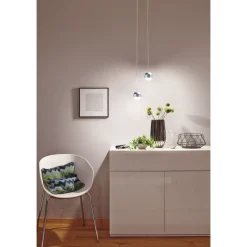 LED-riippuvalaisin kiskoon Paulmann Urail Capsule II, 6.3W, 4000K, himmennettävä, mattakromi