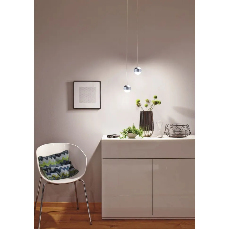 LED-riippuvalaisin kiskoon Paulmann Urail Capsule II, 6.3W, 4000K, himmennettävä, mattakromi
