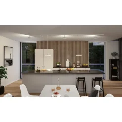 LED-riippuvalaisin kiskoon Paulmann URail Hildor, 3000K, himmennettävä, mattakromi