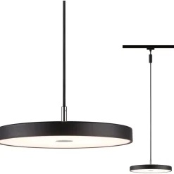 LED-riippuvalaisin kiskoon Paulmann URail Hildor, 3000K, himmennettävä, mattakromi
