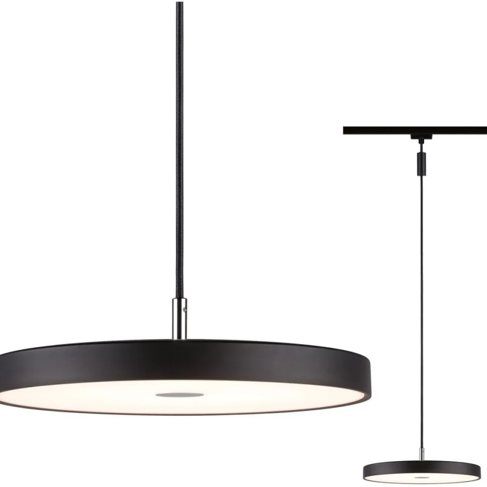 LED-riippuvalaisin kiskoon Paulmann URail Hildor, 3000K, himmennettävä, mattakromi