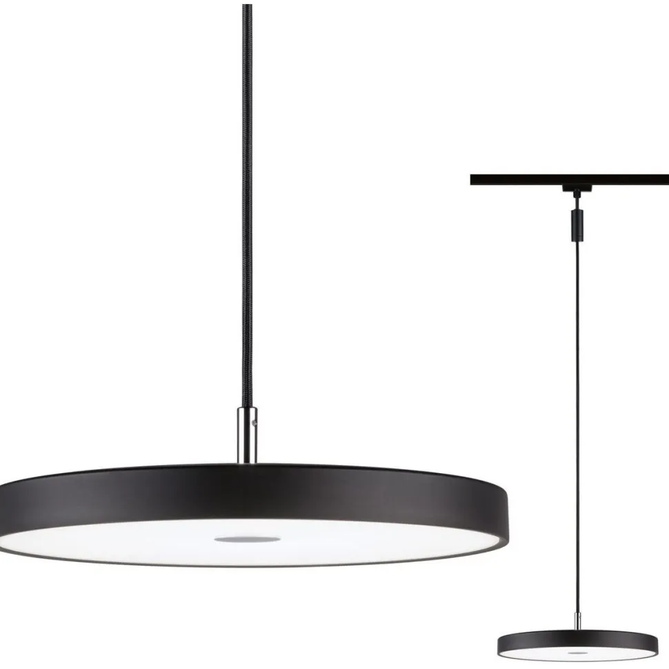 LED-riippuvalaisin kiskoon Paulmann URail Hildor, 4000K, himmennettävä, mattamusta