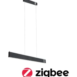 LED-riippuvalaisin Paulmann Jagun Smart Home Zigbee 3.0 1800lm 21W himmennettävä antrasiitti