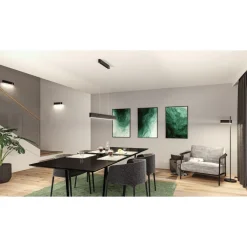 LED-riippuvalaisin Paulmann Jagun Smart Home Zigbee 3.0 1800lm 21W himmennettävä antrasiitti