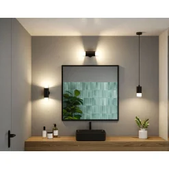 LED-riippuvalaisin Paulmann Kame Ø7.6cm 9W IP44 kirkas/valkoinen