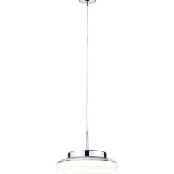 LED-riippuvalaisin Paulmann Luena, IP44, lasi/kromi