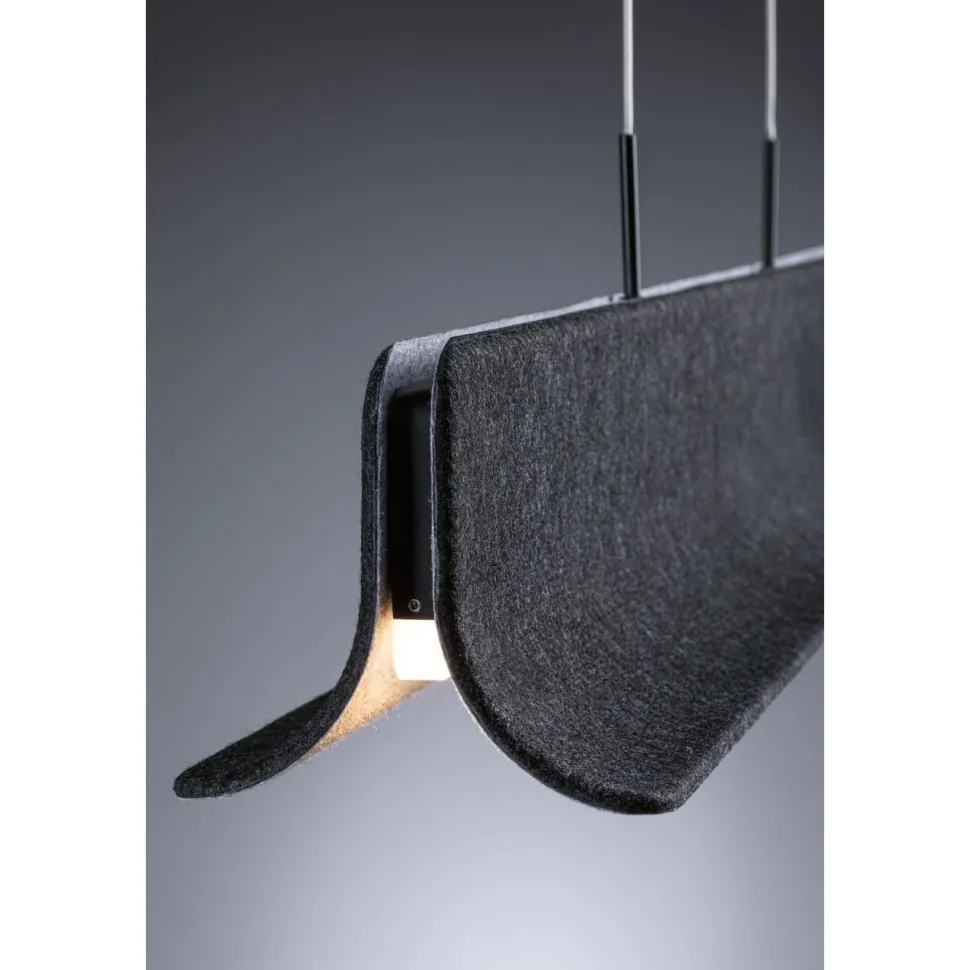 LED-riippuvalaisin Paulmann Noyan 100cm 2x24W 3-Step-Dim himmennettävä antrasiitti