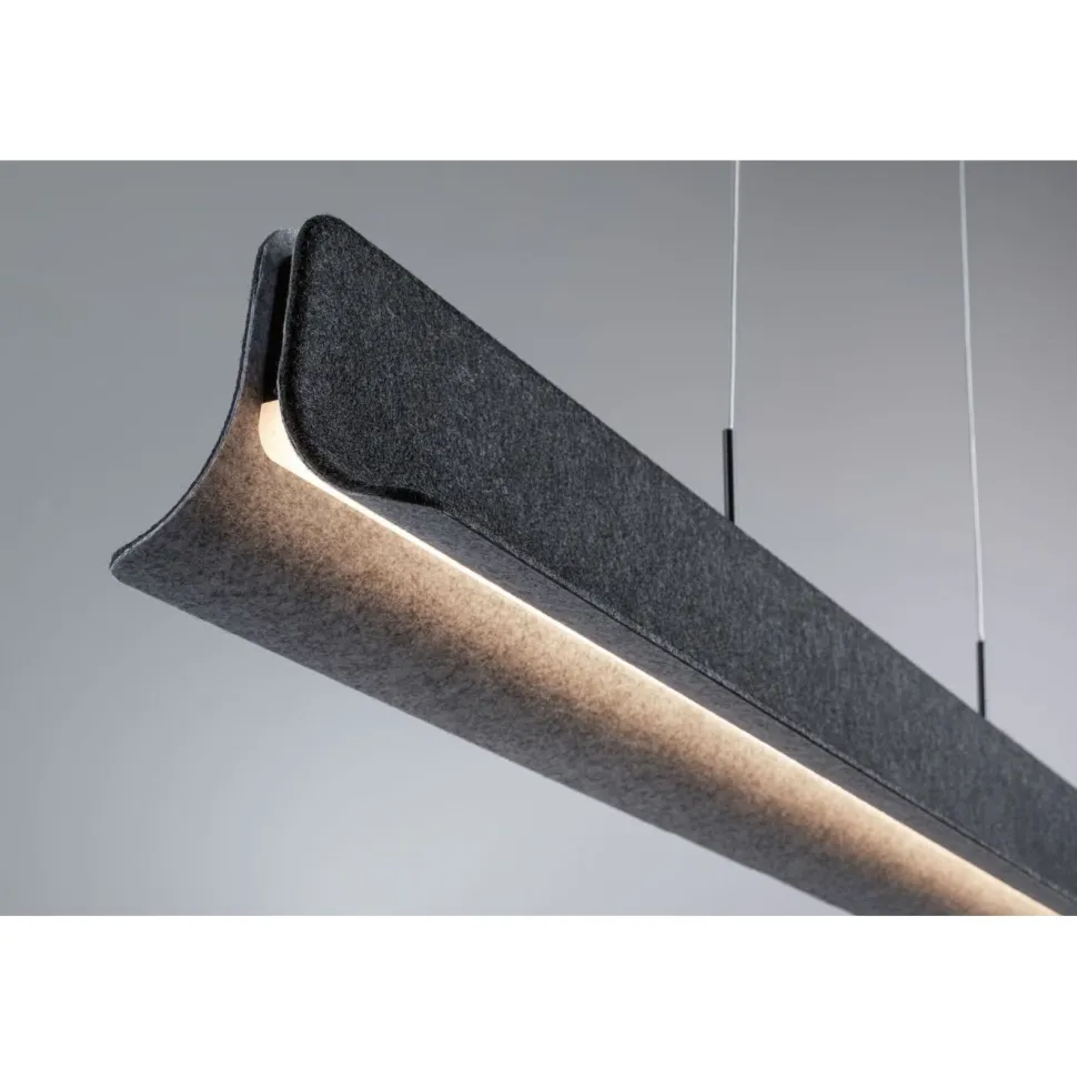 LED-riippuvalaisin Paulmann Noyan 100cm 2x24W 3-Step-Dim himmennettävä antrasiitti