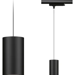 LED-riippuvalaisin Paulmann ProRail3 Kratos Ø79x42mm 1050lm 9W 4000K musta