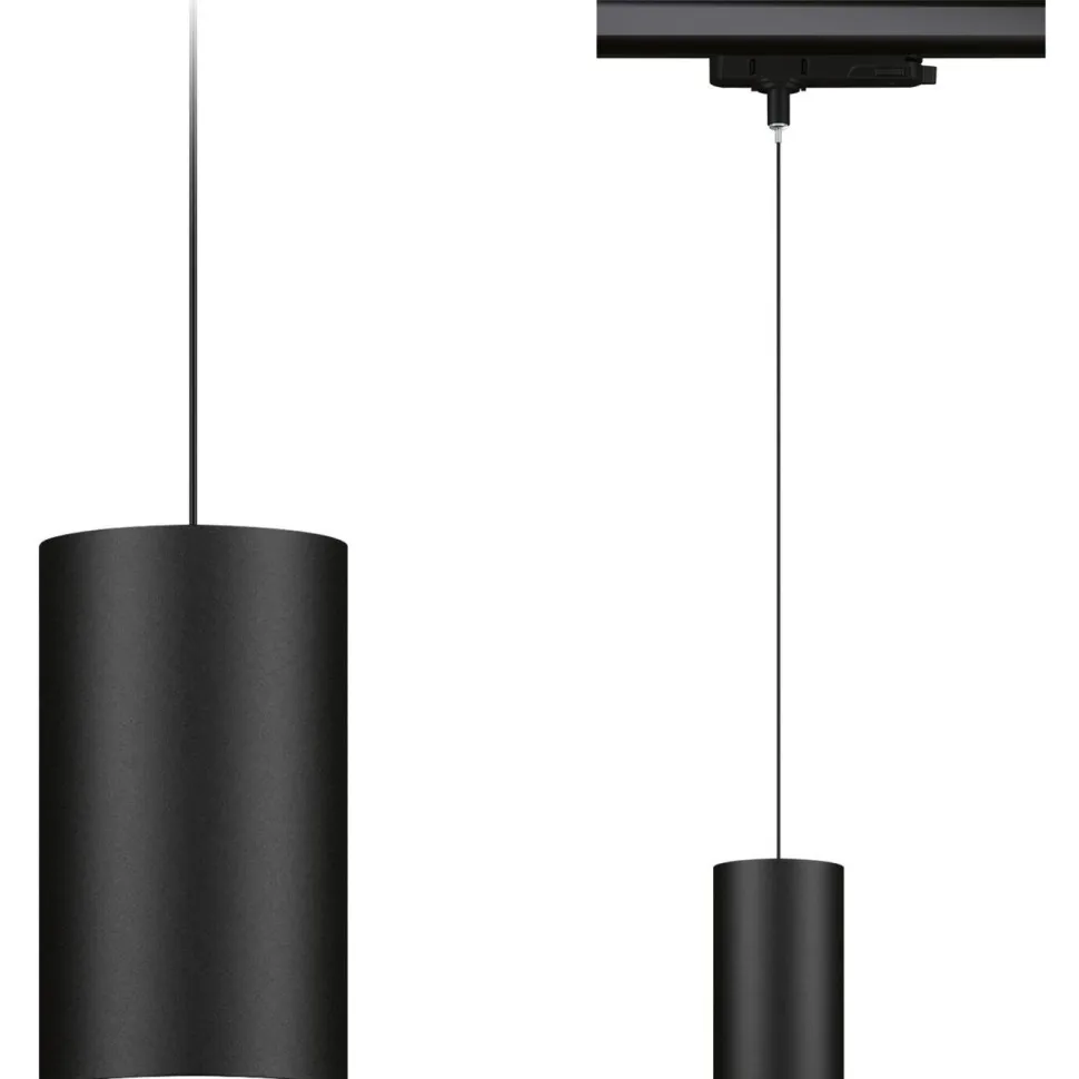 LED-riippuvalaisin Paulmann ProRail3 Kratos Ø79x42mm 1050lm 9W 4000K musta