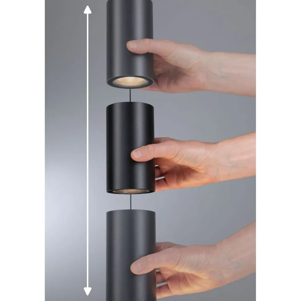 LED-riippuvalaisin Paulmann ProRail3 Kratos Ø79x42mm 1050lm 9W 4000K musta