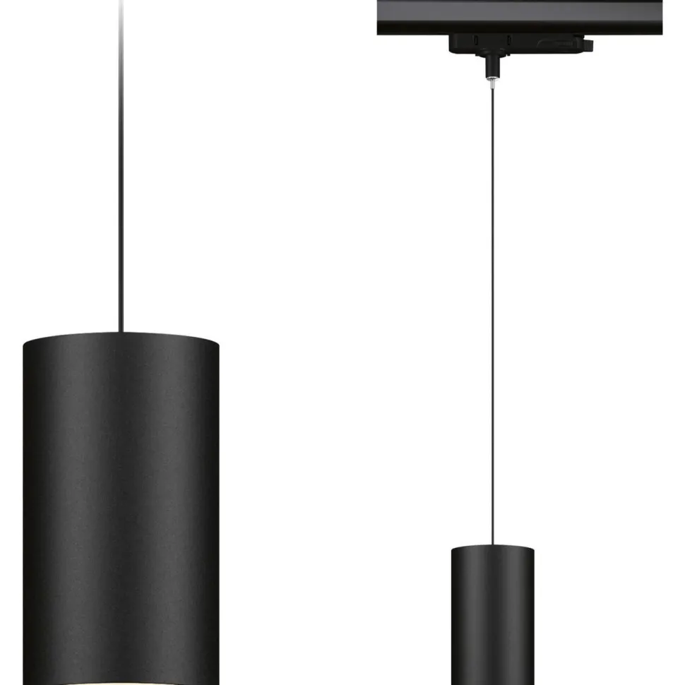 LED-riippuvalaisin Paulmann ProRail3 Kratos Ø79x42mm 1050lm 9W 4000K musta